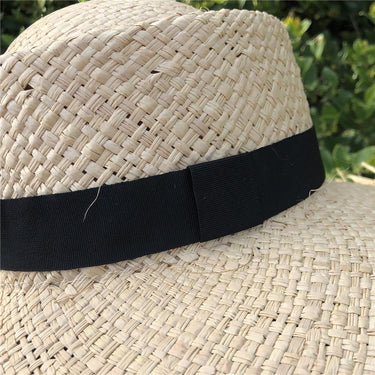 Casual Women's Soft Straw Big Wide Brim 20cm Oversized Beach Sun Shade Hat - SolaceConnect.com