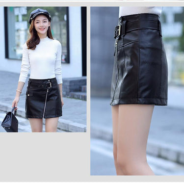 Casual Women's Spring Summer Slim A-line High Waist Mini Office Skirt - SolaceConnect.com