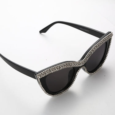 Cat Eye Luxury Sunglasses women UV400 Diamond Sun Glasses Crystal Sunglass Bling Shades Oculos de sol  -  GeraldBlack.com