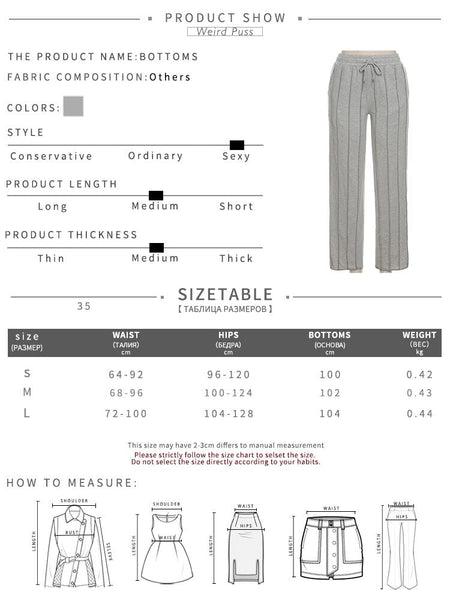 Causal Women Baggy Pants Sporty Solid Simple Patchwork Stripe Straight Trousers Wild Streetwear Lace Up Loose Bottoms  -  GeraldBlack.com