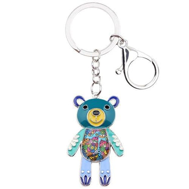 Charms Little Bear Animal Enamel Unisex Keychain for Gift Handbag Car<br> - SolaceConnect.com