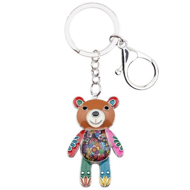 Charms Little Bear Animal Enamel Unisex Keychain for Gift Handbag Car<br>  -  GeraldBlack.com