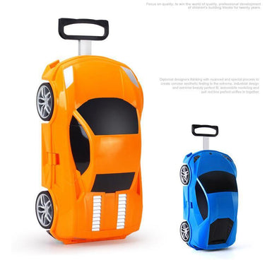 Children Travel Trolley Wheeled Suitcase Kids Rolling Suitcase Car - SolaceConnect.com