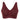 Chocolate Burgundy Cotton Wireless Plus Size Unlined Strap Bra for Women  -  GeraldBlack.com