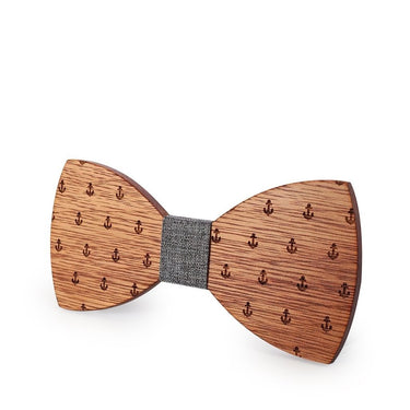 Classic Captain Wooden Butterfly Bowknots Gravatas Cravat Bowties - SolaceConnect.com