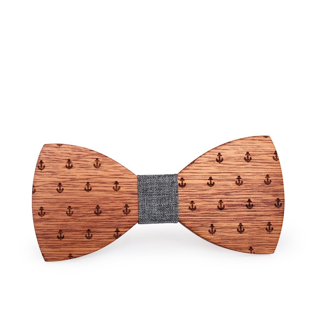 Classic Captain Wooden Butterfly Bowknots Gravatas Cravat Bowties - SolaceConnect.com