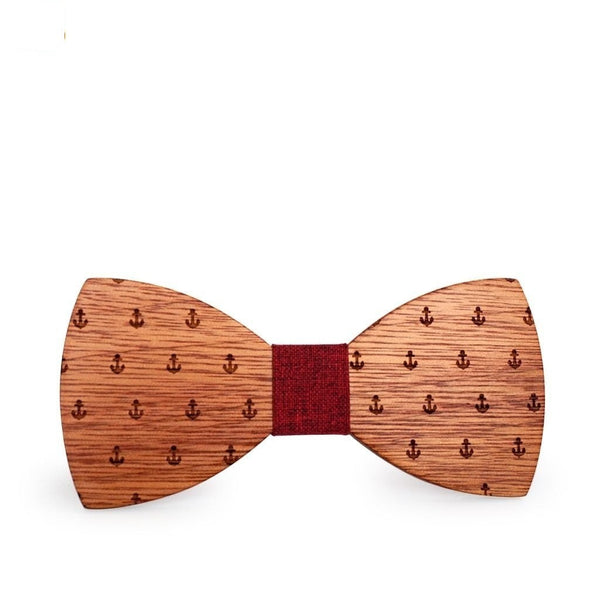 Classic Captain Wooden Butterfly Bowknots Gravatas Cravat Bowties  -  GeraldBlack.com