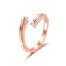 Classic Fashion Adjustable & Rotatable Rose Gold Women's Wedding Rings - SolaceConnect.com