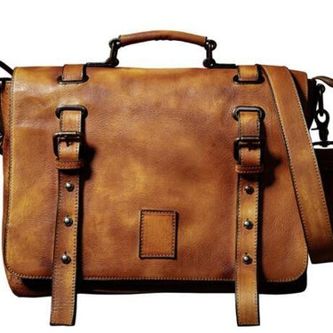 Classic Luxury Men's Cow Leather Large Capacity Travel Bags - SolaceConnect.com