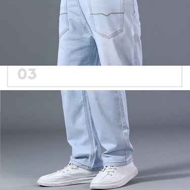 Classic Style Advanced Stretch Loose Straight Casual Pants for Men - SolaceConnect.com