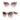 Classic Women's Gradient UV400 Oversized Pink Shades Square Sunglasses - SolaceConnect.com
