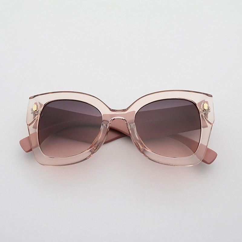 Classic Women's Gradient UV400 Oversized Pink Shades Square Sunglasses  -  GeraldBlack.com