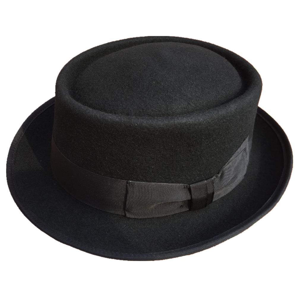 Classic Wool Felt Stingy Brim and Wool Felt Jazz Fedora Hat ...