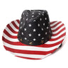 Classical Western Cowboy Hats Men Outdoor Boater Straw Sunhat Striped Star Summer Wide Brim Cowgirl  -  GeraldBlack.com