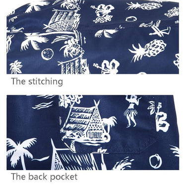 Coconut Tree Printed Men's Swimming Trunks for Bathing & Beachwear - SolaceConnect.com