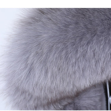 Color 10 Winter Woman Parkas Super Big Removable Real Fox Fur Collar Coats Long Hooded Jacket  -  GeraldBlack.com