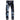 Colorful Denim Patch Slim Fit Fashion Designer Jeans Pants for Men - SolaceConnect.com