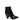 Concise Slip-on Ankle Boots Shaped Heel Booties Fashion Street Botines Pointed Toe Women Shoes Leather Patchwork Botas Femininas  -  GeraldBlack.com