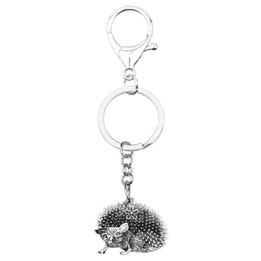 Cool Fashion Hipster Hedgehog Wild Animal Alloy Keychain Keyring Jewelry  -  GeraldBlack.com