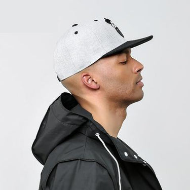 Cool Hip Hop Vintage Grey Baseball Cap for Men Women with Embroidery - SolaceConnect.com