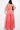 Coral Tie Front Spaghetti Strap Tank Top and Tiered Wide Leg Pants Set - SolaceConnect.com