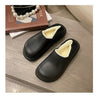 Cotton EVA Waterproof Winter Women's Indoor Warm Plush slippers Thick bottom Home shoes  -  GeraldBlack.com