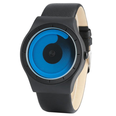 Creative Concept Men's Blue Swirl Pointer Quartz Wristwatch for Sports Hour - SolaceConnect.com