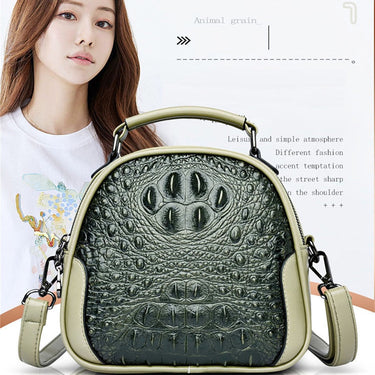 Crocodile Pattern Leather Crossbody Bags for Women Shoulder Messenger Sac Luxury Designer Handbags  -  GeraldBlack.com