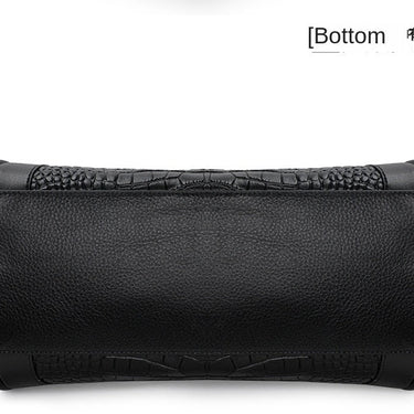Crocodile Pattern Leather Women Fashion Commuter Large Capacity Tote Shoulder Handbag  -  GeraldBlack.com
