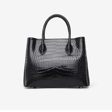 Crocodile Skin Genuine Leather Large Capacity Lady Bag Crocodile Belly Shoulder Bag Luxury Messenger Handbag 45  -  GeraldBlack.com