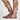 Cross-tied Hollow Sandals Suede Knee-high Casual Zipper Flats Fringe Narrow Band Botas Round Toe Women Shoes - GeraldBlack.com