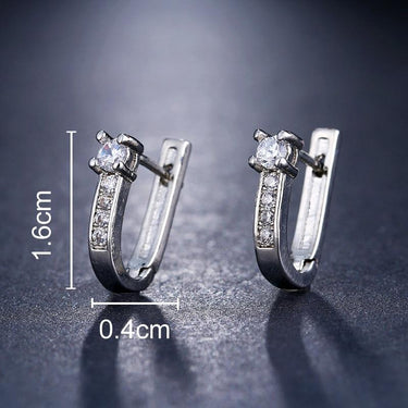 Cute Tiny Cubic Zirconia Delicate Mini Fashion Earrings for Women - SolaceConnect.com