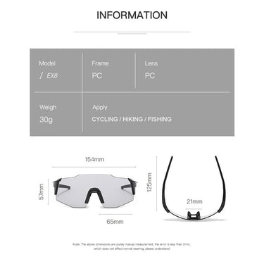 Cycling Glasses for Men Sunglasses UV400 Glasses Cycling Sunglasses Safety Goggles Bike Bicycle  -  GeraldBlack.com