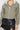 Dark Sage Color Long Sleeves Zippered Corduroy Jacket with Chest Flap Pocket - SolaceConnect.com