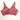 Deep red Gray Wireless Cotton bra Plus Size Sleep Unlined for Women  -  GeraldBlack.com