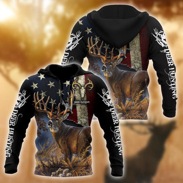 Deer Hunting 3D All Over Printed Men and Women Hoodie for Autumn and Winter  -  GeraldBlack.com