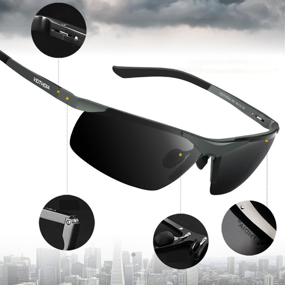 Premium Aluminum Polarized Sunglasses for Men and Women