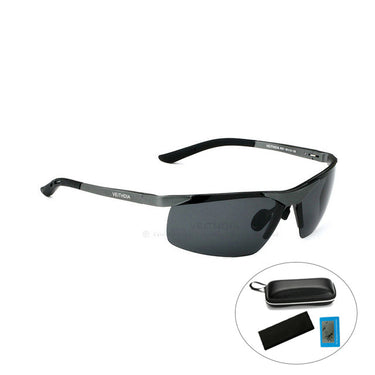 Designer Aluminum Magnesium Polarized Lens Men's Mirrored Sunglasses  -  GeraldBlack.com