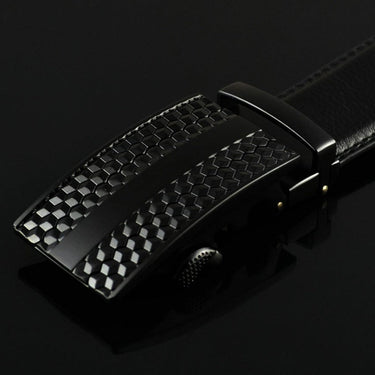 Designer Automatic Buckle Cowhide Leather Men's Luxury Belt 110cm-130cm  -  GeraldBlack.com