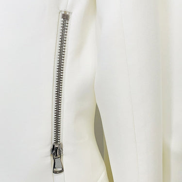 Designer Fashion Jacket Sets Women's One Button Zippers Split Blazer Pants Suit  -  GeraldBlack.com
