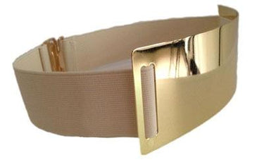 Designer Gold Silver Classy Elastic Ceinture Women's Belts in 5 Colors - SolaceConnect.com