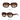 Designer Retro Style Zebra Pattern Frame Oval Sunglasses for Women - SolaceConnect.com