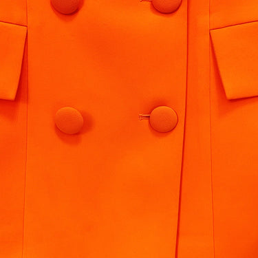 Designer Suit Set Women's Double Breasted Slim Fitting Blazer Pencil Pants Set 2pcs  -  GeraldBlack.com