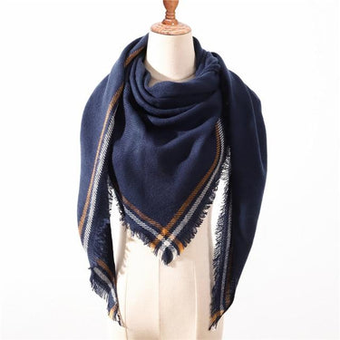 Designer Warm Winter Cashmere Shawl Pashmina Plaid Women's Neck Scarves  -  GeraldBlack.com