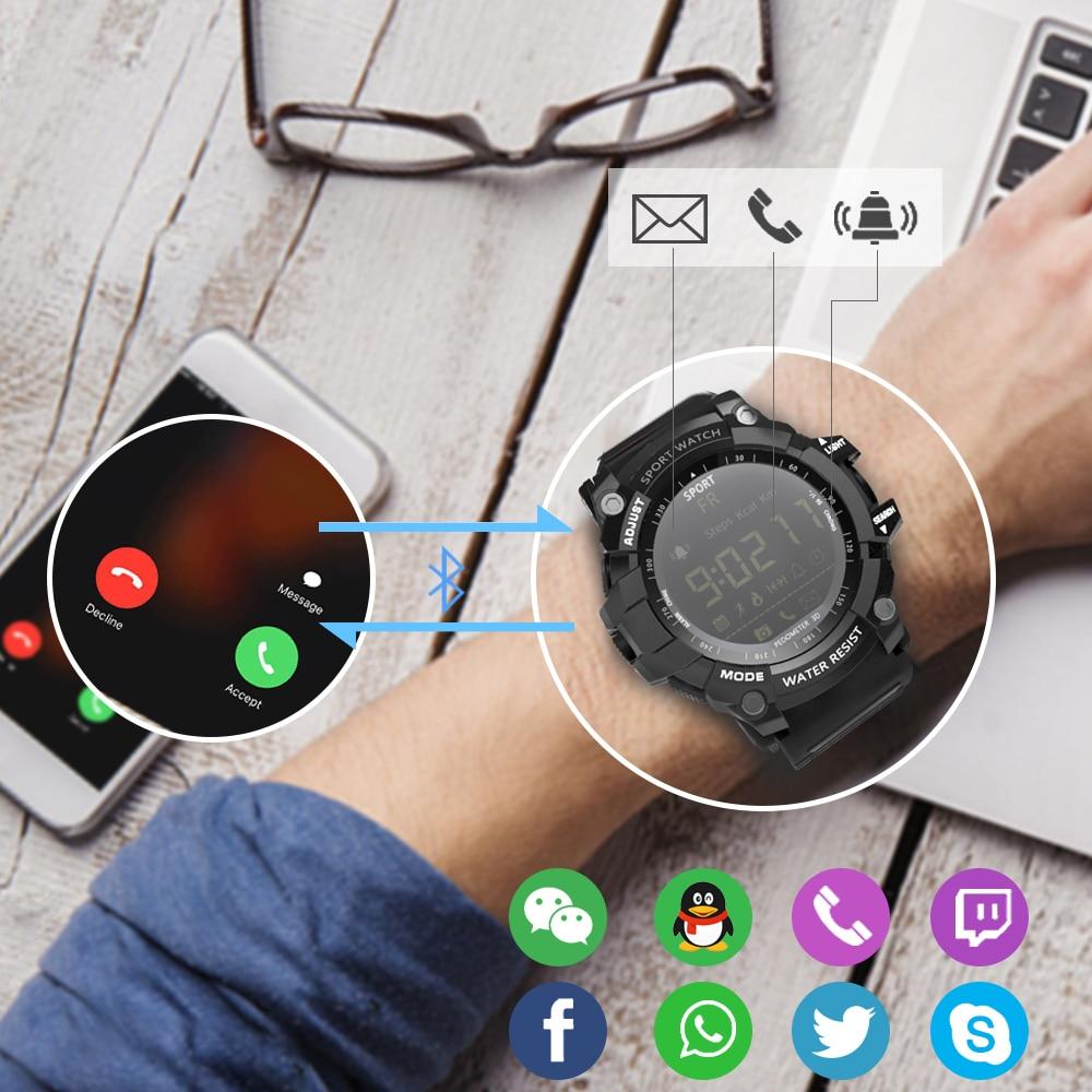 Digital Waterproof Bluetooth IOS Smartwatch for Men with Pedometer  -  GeraldBlack.com