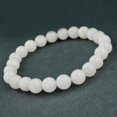 DIY Natural Stone Strand Femme Bracelets with Casual White Beads - SolaceConnect.com