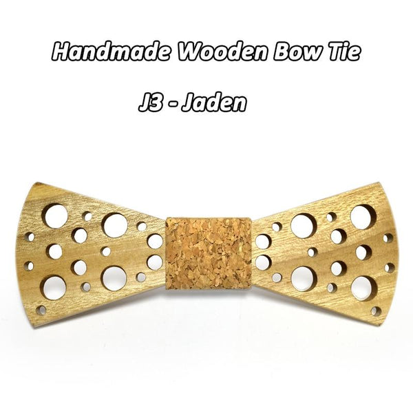 Dot Handmade Men's Wooden Butterfly Gravata Bowties for Men & Women - SolaceConnect.com