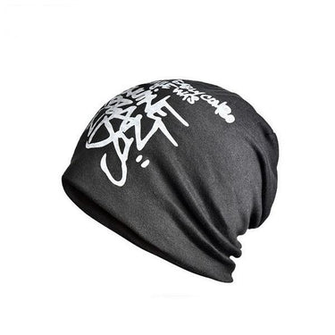 Double Layer Knitted Letter Hedging Skullie Cap for Men & Women - SolaceConnect.com