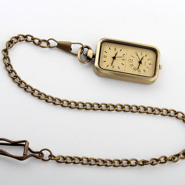 Double Time Exquisite Mini Size Pendant Pocket Watch for Men and Women  -  GeraldBlack.com