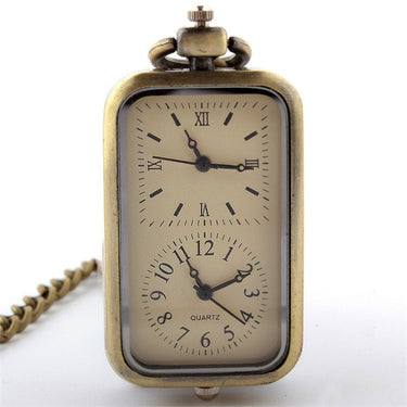 Double Time Exquisite Mini Size Pendant Pocket Watch for Men and Women  -  GeraldBlack.com